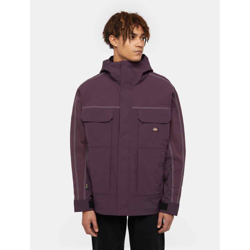 DICKIES - RONAN HOODED JACKET PLUM PERFECT