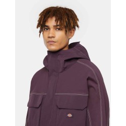 DICKIES - RONAN HOODED JACKET PLUM PERFECT