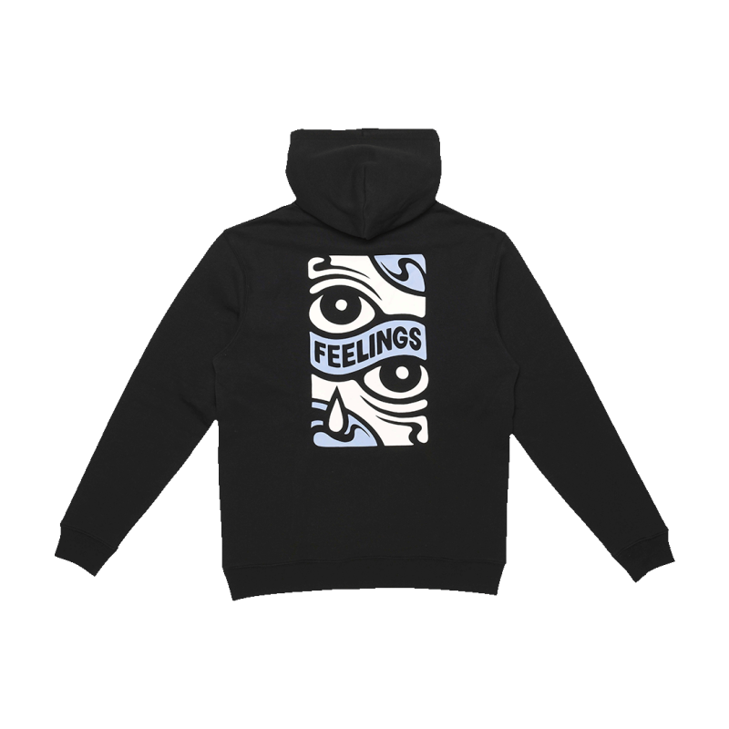 AND FEELINGS - EYES HOODIE BLACK