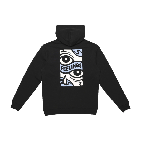 AND FEELINGS - EYES HOODIE BLACK