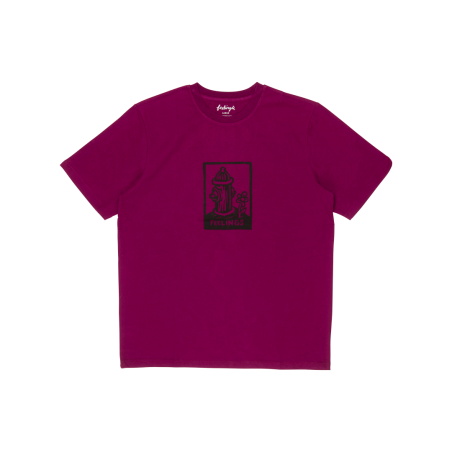 AND FEELINGS - HYDRANT SS TEE PURPLE