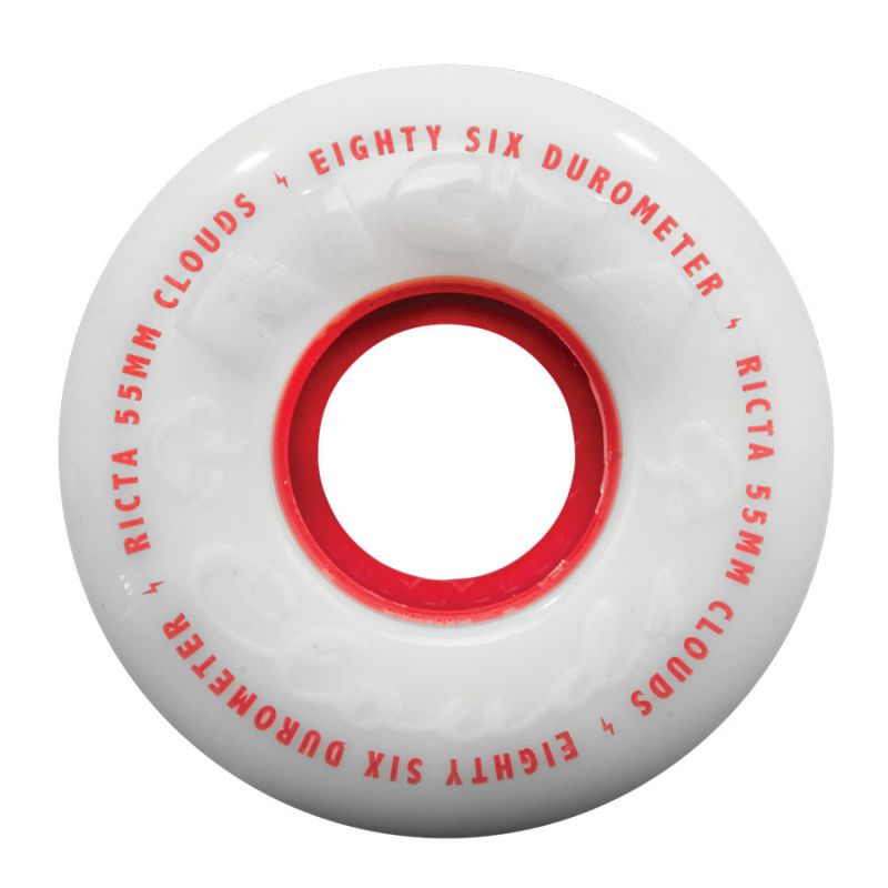 RICTA WHEELS 53MM 86A CLOUDS RED