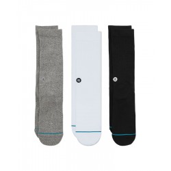 STANCE - ICON STAPLES 3 PACK - CHAUSSETTES