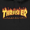 THRASHER - YOUTH FLAME HOOD BLACK - SWEAT