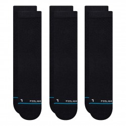 STANCE - FEEL 360 ATHLETIC - 3PACK Noir - CHAUSSETTES