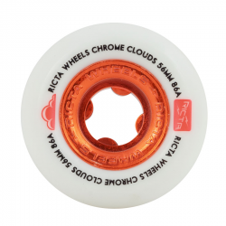 RICTA WHEELS 54MM 86A CLOUDS CHROME RED