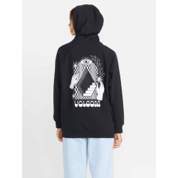 TRULY STOKED BLK HOODIE -...