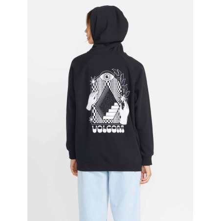 TRULY STOKED BLK HOODIE - SWEAT