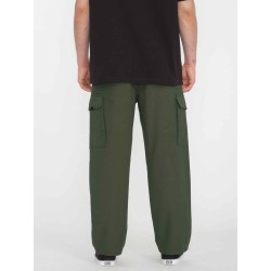 VOLCOM - BILLOW TAPERED CARGO - SQUADRON GREEN