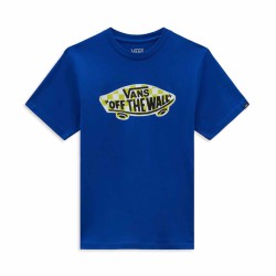 VANS - STYLE 76 FILL BLUE YOUTH SS TEE