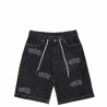 JACKER - THROW UP DENIM BAGGY SHORT