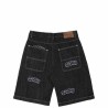 JACKER - THROW UP DENIM BAGGY SHORT