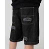 JACKER - THROW UP DENIM BAGGY SHORT