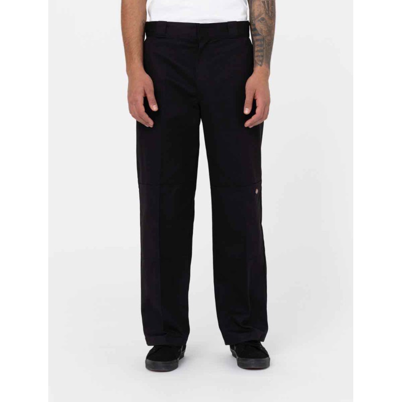 DICKIES DOUBLE KNEE BLACK PANT