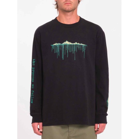 VOLCOM - IGUCHI LS TEE BLK